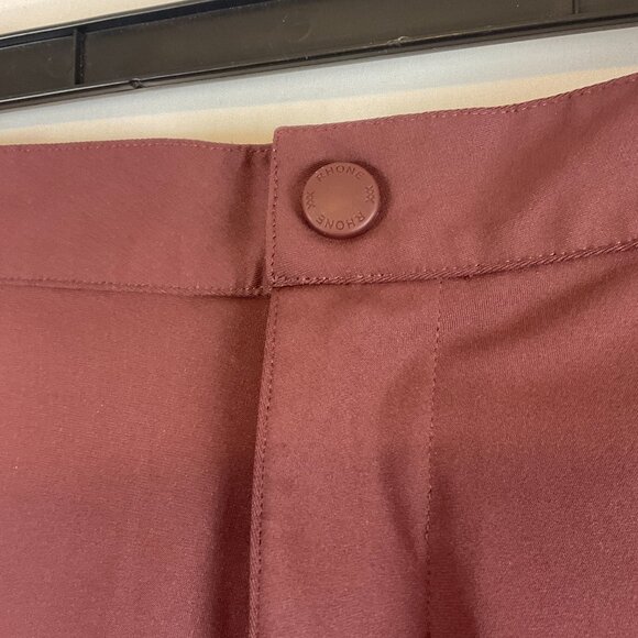 Rhone Pants Men's 32 Maroon Straight Leg - Picture 5 of 10